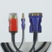 Full HD 1080P Conversion Cable HDMI to VGA and Audio Converter