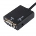 Mini HDMI to VGA &#038; Audio HD Conversion Adapter Cable