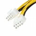 25cm EPS ATX Motherboard 8 Pin Power Extension Cord Cable Using AWG 18 Wires