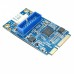 MINI PCI-E to USB 3.0 Front 19 Pin Desktop PC Expansion Card with 4 Pin Power Connection Port (Blue)