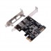 2-Port USB SuperSpeed USB 3.0 PCI-E PCI Expansion Card