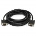 16.4FT/5M 15Pin VHD VGA SVGA Male to Male Cable Black Cord For PC TV Monitor