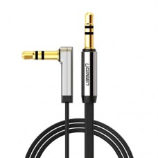 1m Ugreen 3.5mm Aux Audio Flat Cable 90 Degree Right Angle