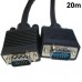 Good Quality VGA 15 Pin Male to VGA 15Pin Male Cable for LCD Monitor(Black)