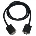 Good Quality VGA 15 Pin Male to VGA 15Pin Male Cable for LCD Monitor(Black)