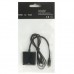 Full HD 1080P Micro HDMI Male to VGA Female Video Adapter Cable with Audio Cable (Black)