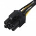 Akasa AK-CB4-6 4pin Molex to 6pin PCIe Adapter Provides PSU Support for PCIe VGA Cards