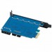 ORICO PVU3-5O2I USB 3.0 PCI Express Card 7 Ports 5Gbps USB Hub Controller Blue