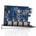 ORICO PVU3-4P 4 ports USB3.0 Expansion Card