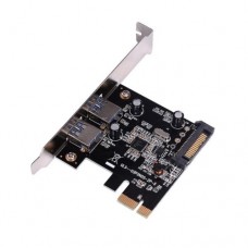 2-Port USB SuperSpeed USB 3.0 PCI-E PCI Expansion Card