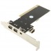 2-Ports Express PCI 1394 Card (Black)