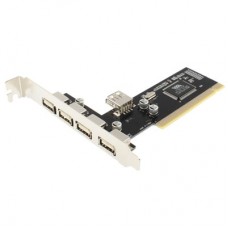 USB 2.0 4+1 Ports PCI Card