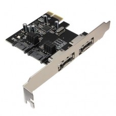 PCI-E PCI Express to 2 SATA 2 ESATA Adapter Card