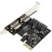 PCI-E PCI Express to 2 SATA 2 ESATA Adapter Card