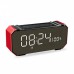 Wireless Bluetooth 4.2 Speaker Subwoofer Dual Clock Setting Support FM TF USB Handfree Call