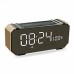 Wireless Bluetooth 4.2 Speaker Subwoofer Dual Clock Setting Support FM TF USB Handfree Call